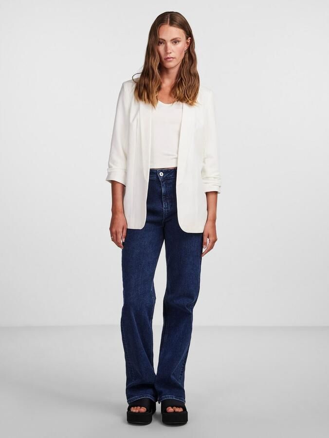 Pieces Blouseblazer PCBOSELLA 3 4 BLAZER NOOS met plooidetail op de mouw - Foto 7