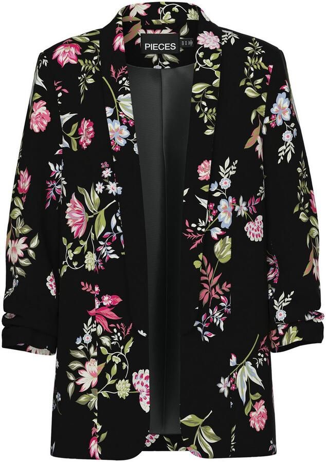 Pieces Regular fit lange blazer met sjaalkraag model 'BOSELLA' - Foto 4