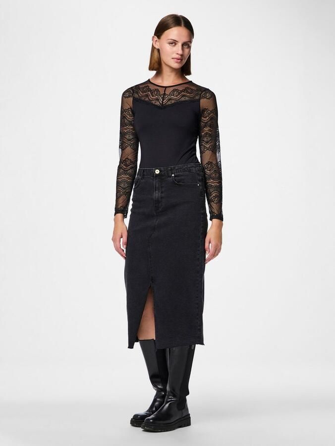 Pieces Body met lange mouwen PCSINNA LS BODYSTOCKING NOOS - Foto 3