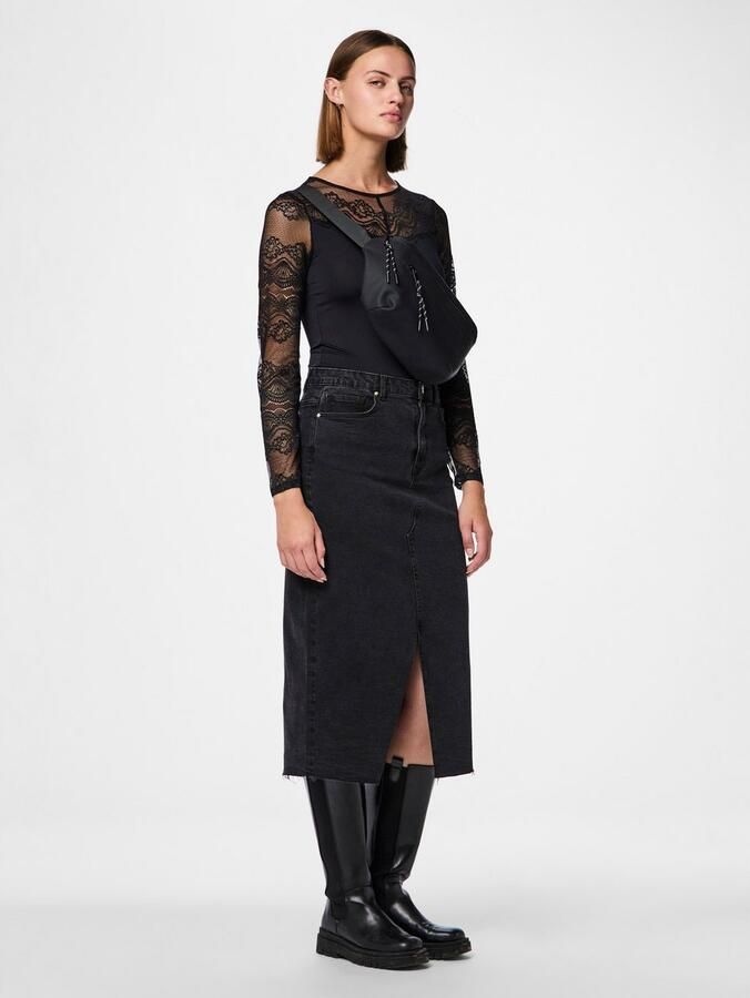 Pieces Body met lange mouwen PCSINNA LS BODYSTOCKING NOOS - Foto 4