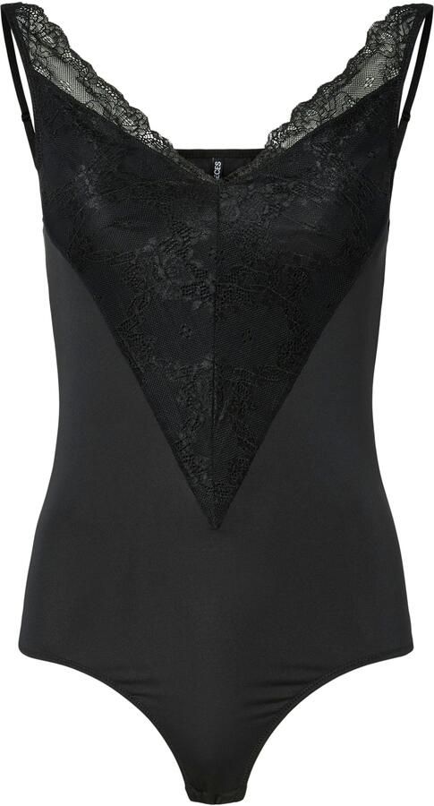 Pieces Body PCOLIVIA SL LACE BODYSTOCKING NOOS - Foto 2