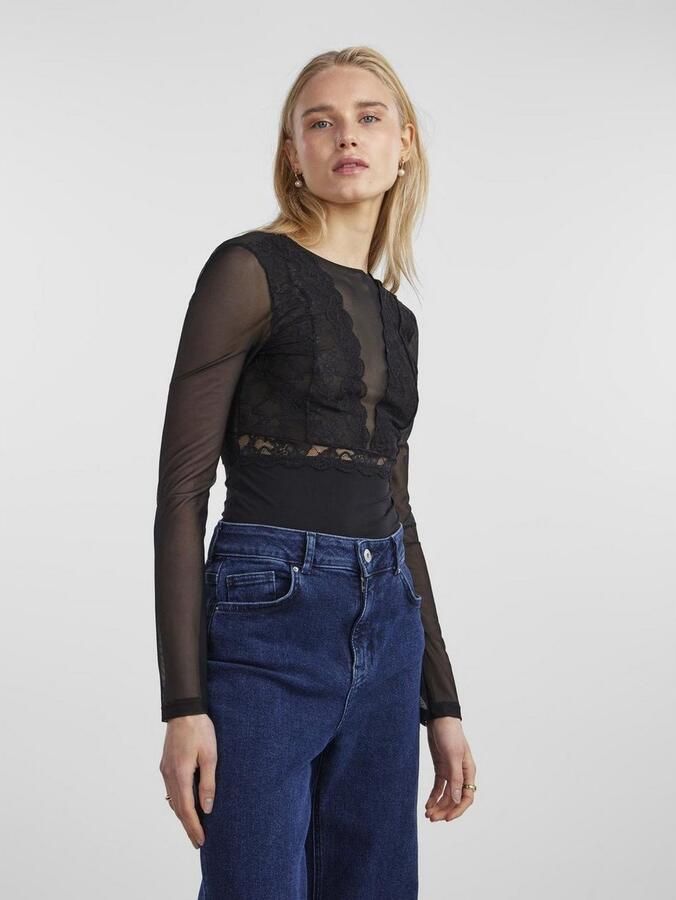 Pieces Body PCSICCA LS BODYSTOCKING NOOS