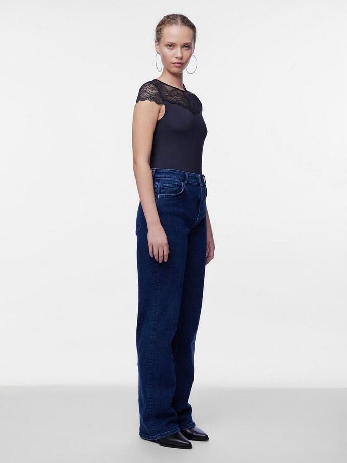 Pieces Body PCSINNA SS BODYSTOCKING NOOS - Foto 3