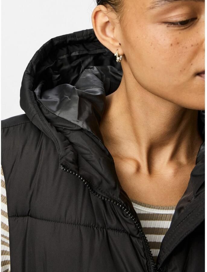 PIECES bodywarmer PCBEE van gerecycled polyester zwart - Foto 2