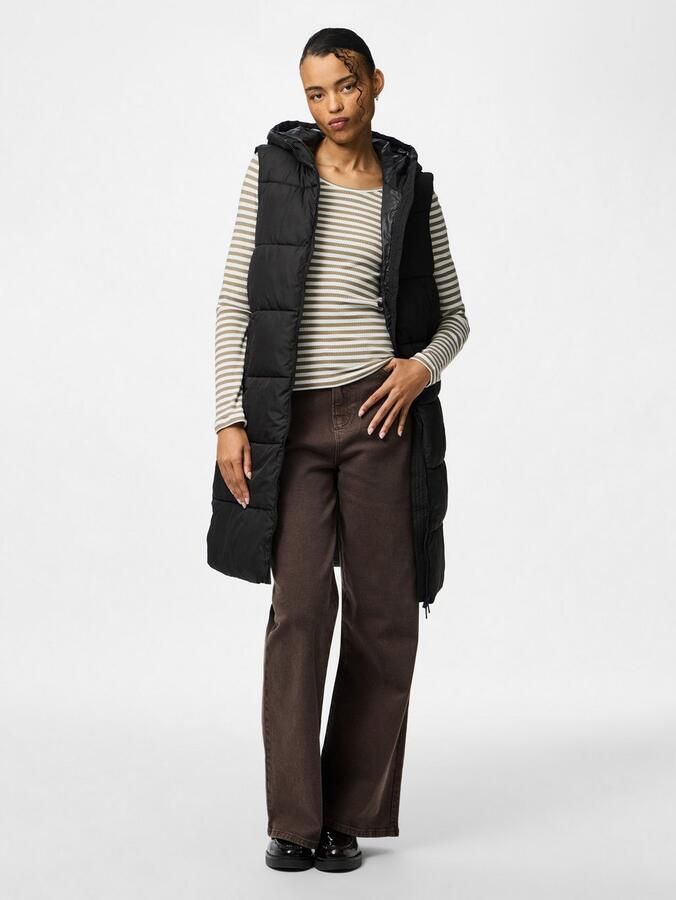 PIECES bodywarmer PCBEE van gerecycled polyester zwart - Foto 9