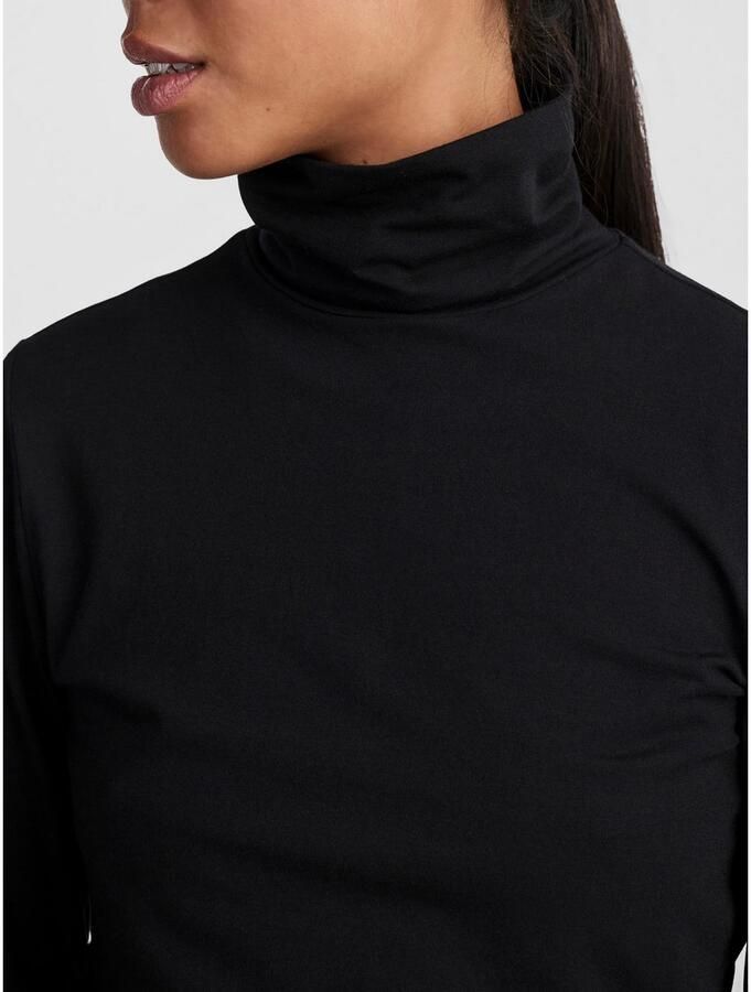 Pieces Shirt met lange mouwen en col model 'SIRENE' - Foto 10