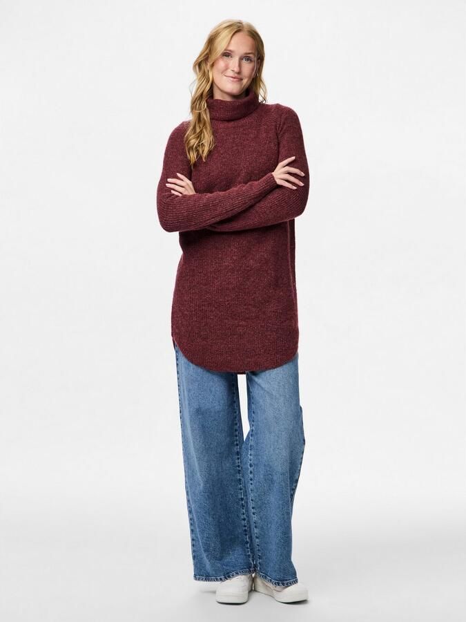 Pieces Loose fit coltrui met raglanmouwen model 'ELLEN' - Foto 5