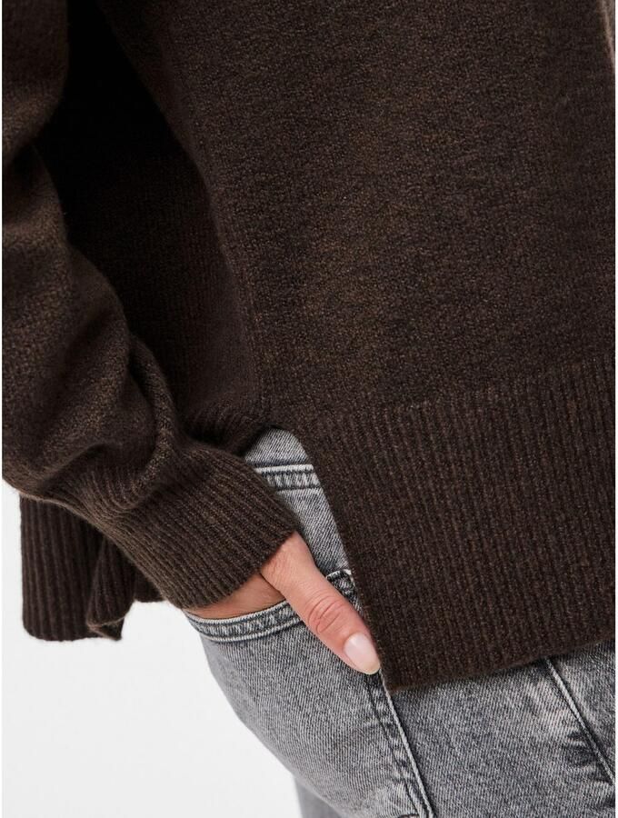 Pieces Regular fit coltrui met wol model 'MALOU' - Foto 4