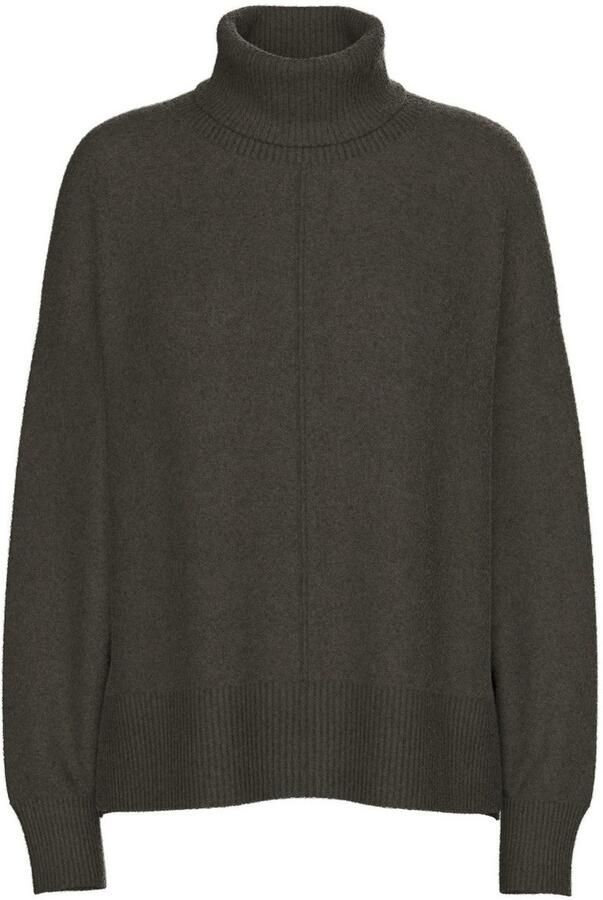 Pieces Regular fit coltrui met wol model 'MALOU' - Foto 12