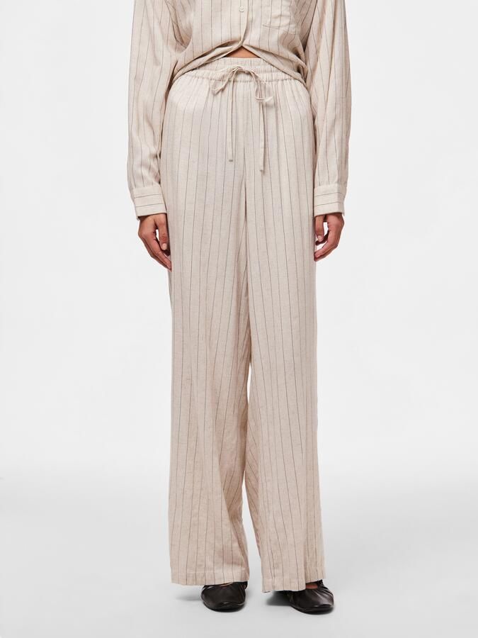 Pieces Comfortbroek PCPIA HW WIDE PANTS WVN NOOS - Foto 5