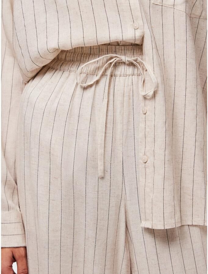 Pieces Comfortbroek PCPIA HW WIDE PANTS WVN NOOS