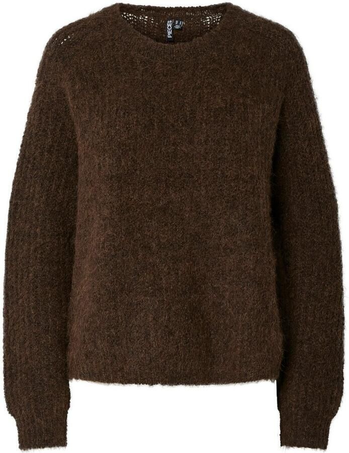 Pieces Gebreide trui PCCLEO LS O-NECK CHUNKY KNIT NOOS BC