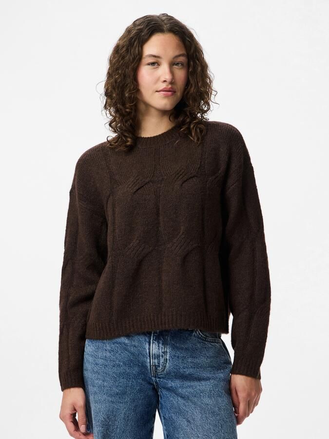 Pieces Relaxed fit gebreide pullover met wol model 'JENNA' - Foto 5