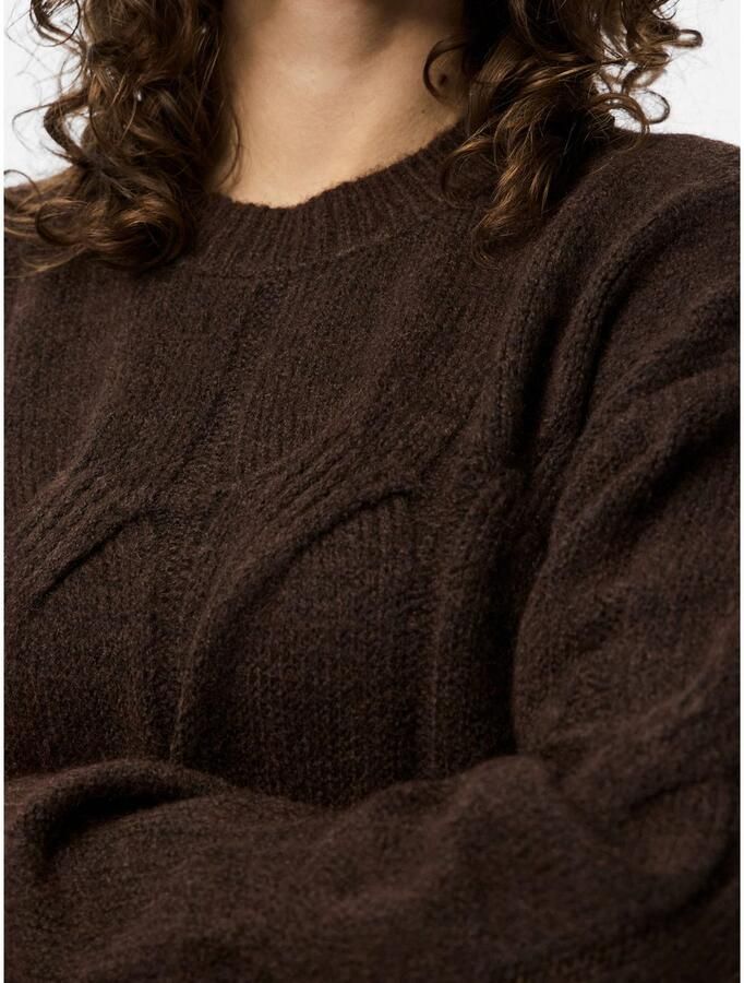 Pieces Relaxed fit gebreide pullover met wol model 'JENNA' - Foto 2