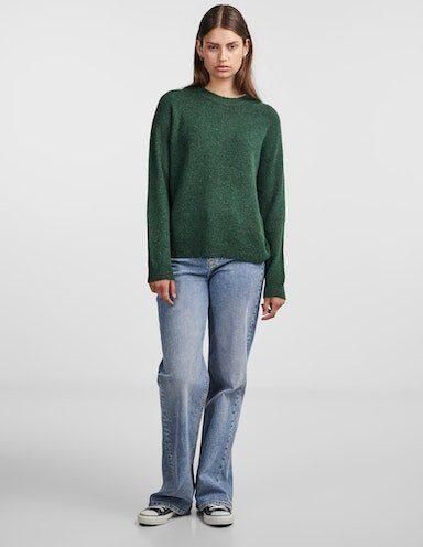 Pieces Regular fit coltrui met raglanmouwen model 'JULIANA' - Foto 4