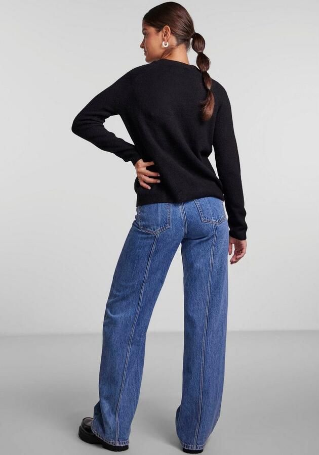 Pieces Gebreide trui PCJULIANA LS O-NECK KNIT NOOS BC - Foto 3