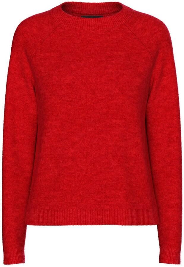 Pieces Regular fit coltrui met raglanmouwen model 'JULIANA' - Foto 7