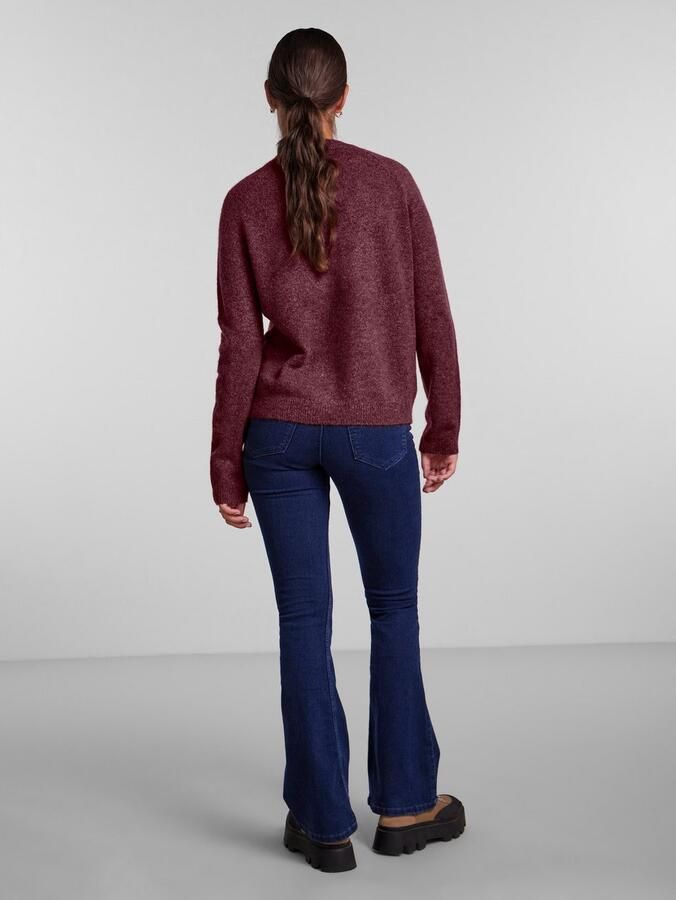 Pieces Regular fit coltrui met raglanmouwen model 'JULIANA' - Foto 4