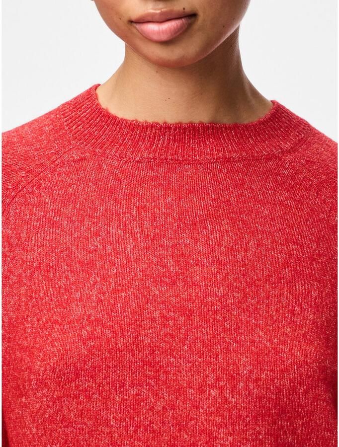 Pieces Regular fit coltrui met raglanmouwen model 'JULIANA'