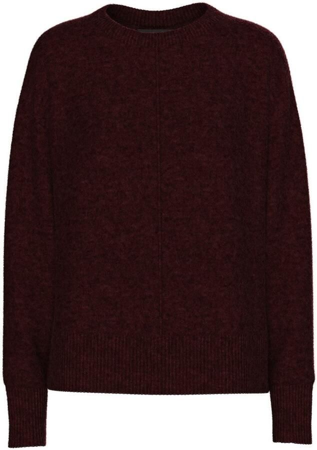 Pieces Gebreide trui PCMALOU LS O-NECK CUTLINE KNIT NOOS BC - Foto 5