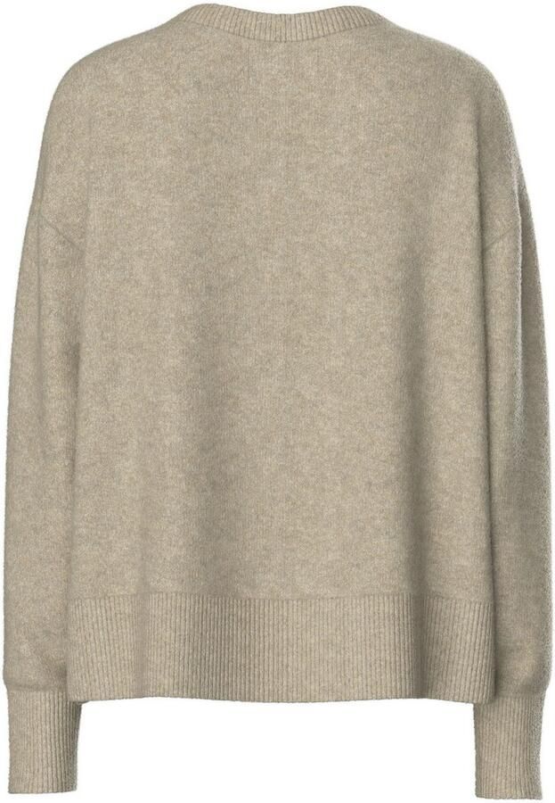 Pieces Gebreide trui PCMALOU LS O-NECK CUTLINE KNIT NOOS BC - Foto 6