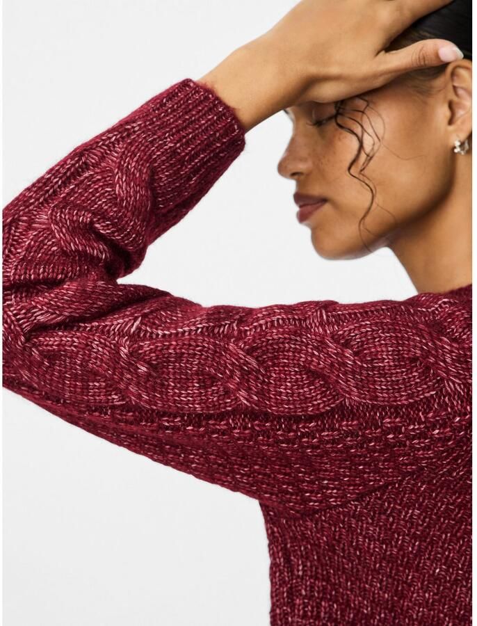 Pieces Regular fit gebreide pullover met wol modell 'NINA' - Foto 2