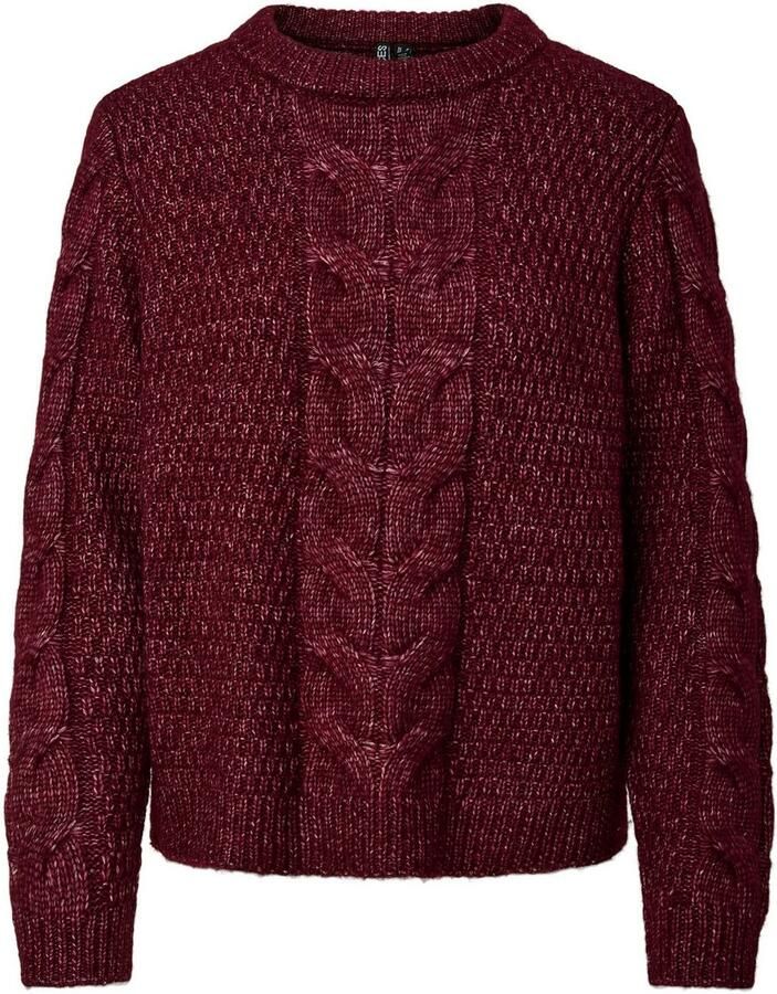 Pieces Regular fit gebreide pullover met wol modell 'NINA'