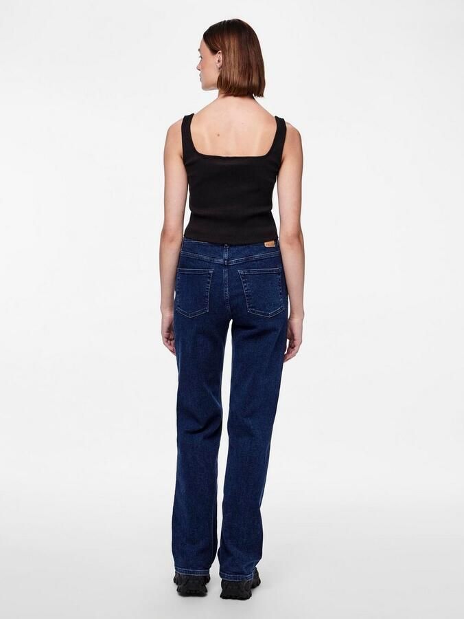 Pieces Geribde tanktop PCNUKISA CROPPED TANK TOP NOOS - Foto 5