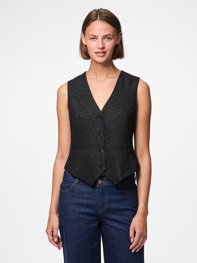 Pieces Gilet PCBOSELLA GLITTER VEST NOOS - Foto 7