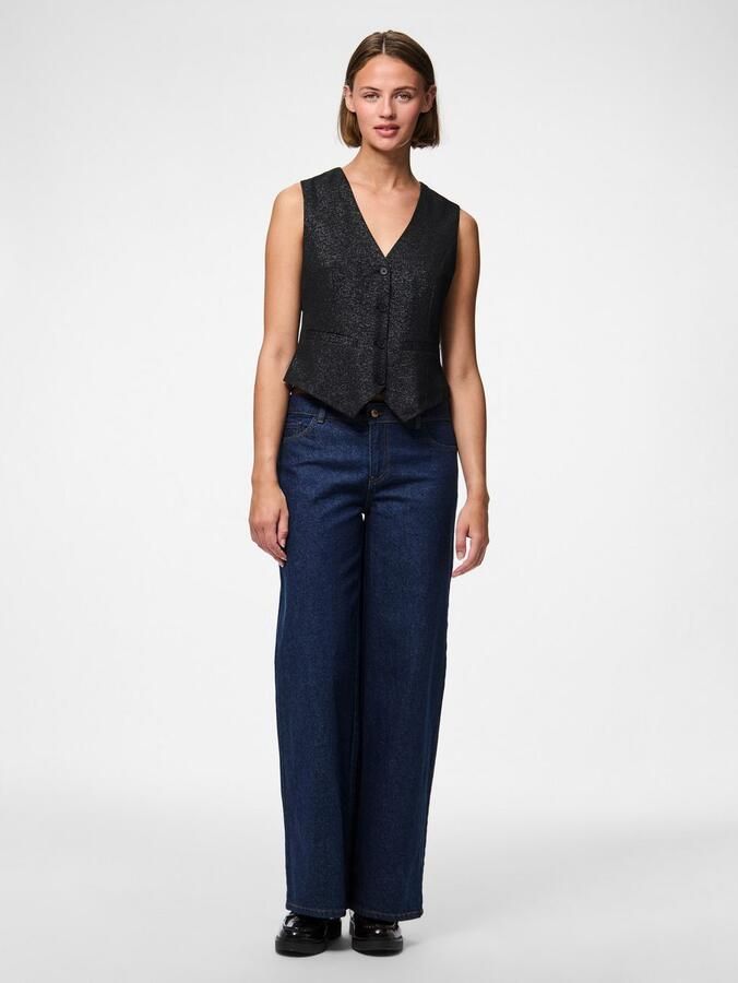 Pieces Gilet PCBOSELLA GLITTER VEST NOOS - Foto 4