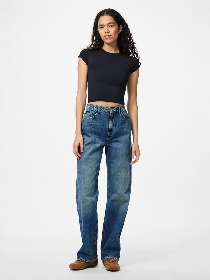 Pieces High-waist jeans PCKATE HW STRAIGHT JEANS MB NOOS BC - Foto 2