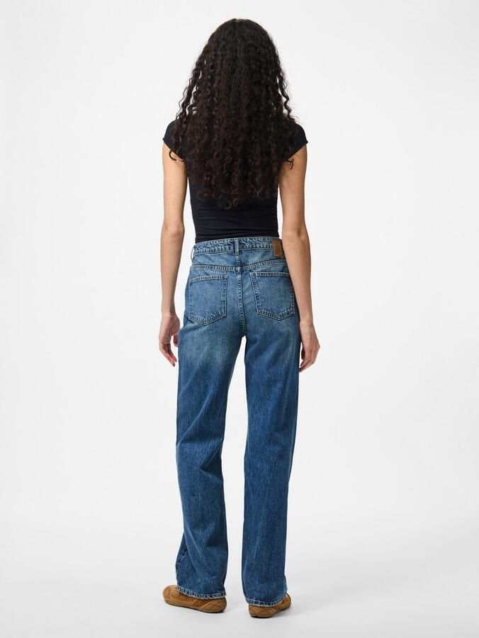 Pieces High-waist jeans PCKATE HW STRAIGHT JEANS MB NOOS BC