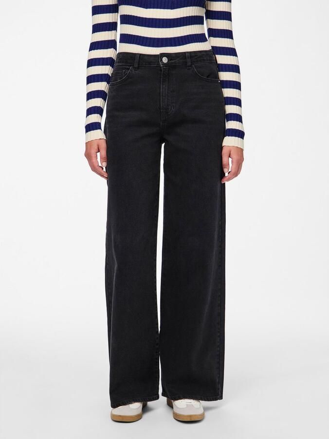 Pieces High-waist jeans PCSELMA HW WIDE JEANS BL NOOS BC - Foto 3