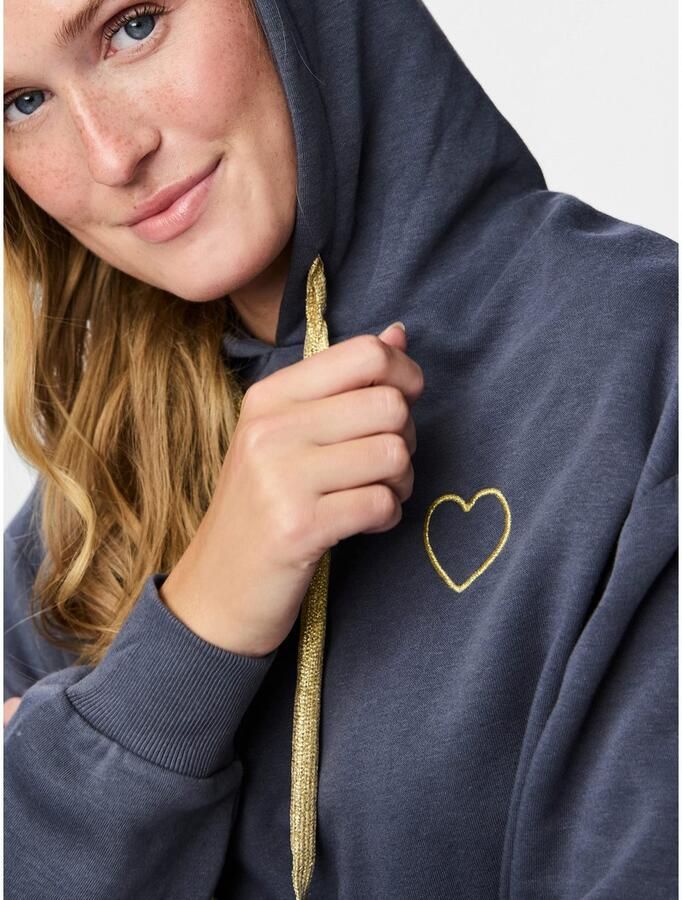 Pieces Hoodie PCCHILLI LS HEART HOODIE NOOS BC