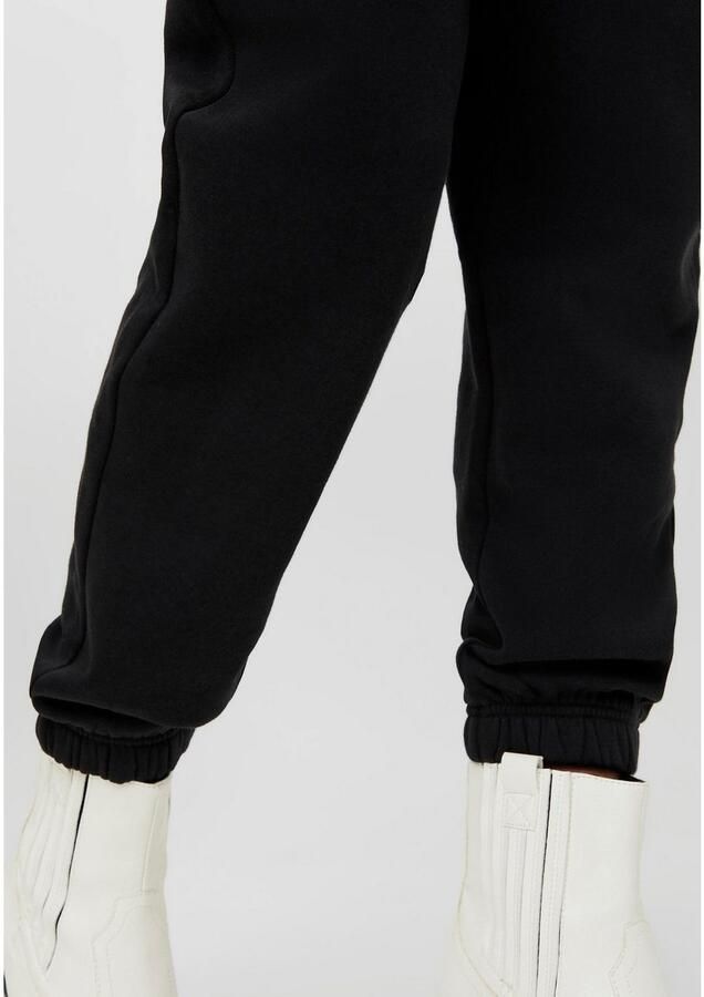 PIECES high waist regular fit sweatpants PCCHILLI zwart - Foto 4
