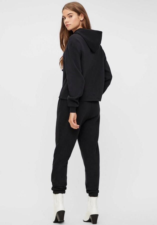 PIECES high waist regular fit sweatpants PCCHILLI zwart - Foto 7