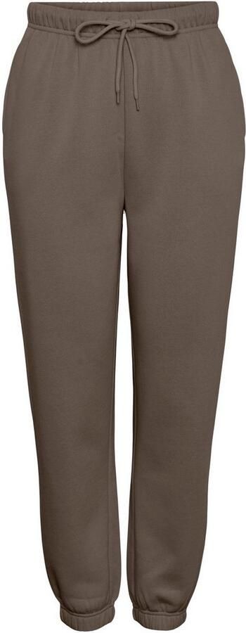 PIECES high waist regular fit sweatpants PCCHILLI groenbruin - Foto 10