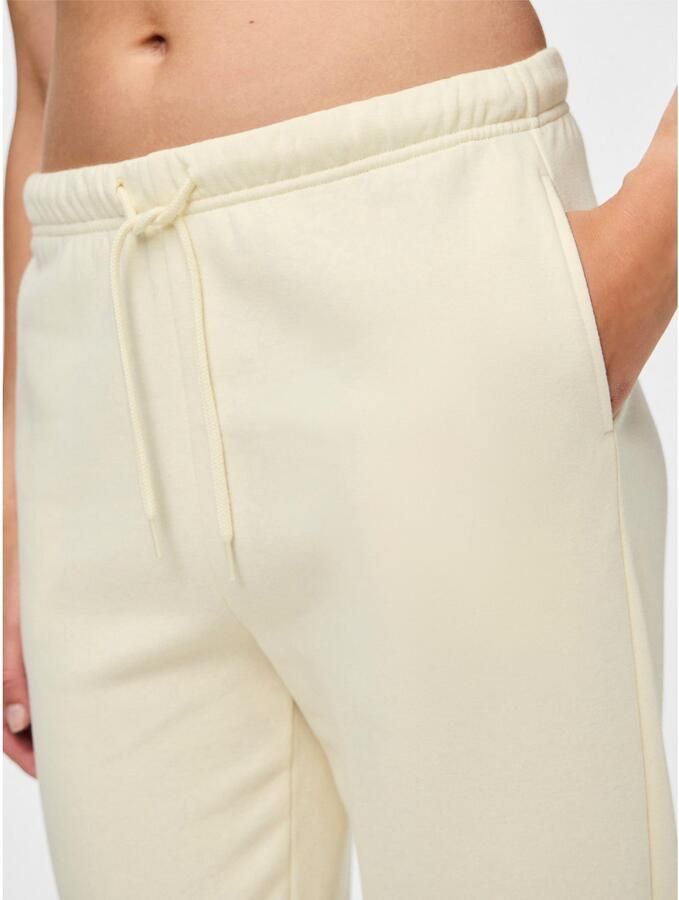 PIECES high waist regular fit sweatpants PCCHILLI ecru - Foto 2
