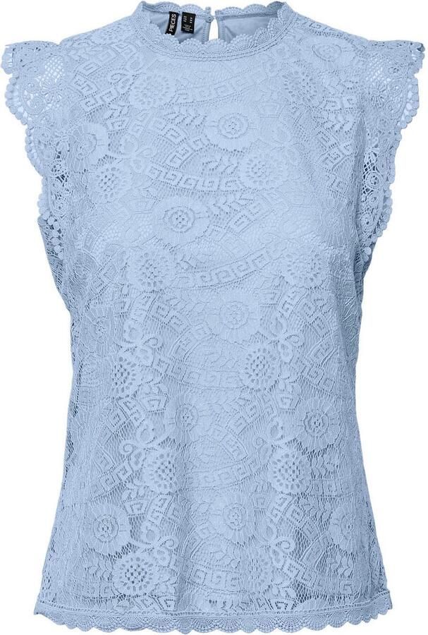 Pieces Regular fit top met kant model 'COLLINE' - Foto 5