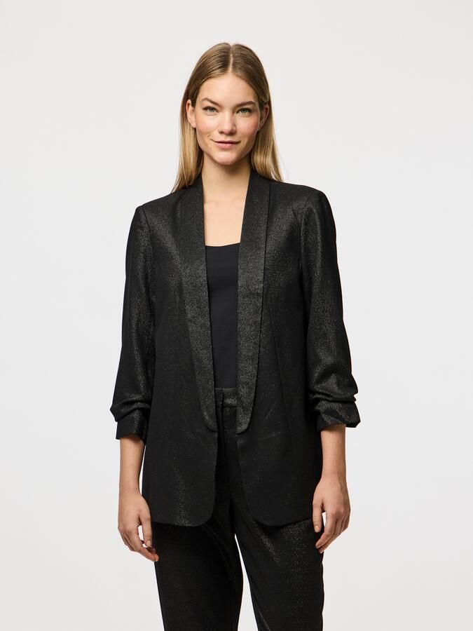 Pieces Lange blazer PCBOSELLA 3 4 GLITTER BLAZER NOOS - Foto 4