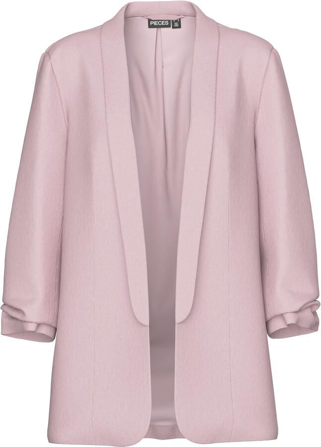 Pieces Regular fit blazer van een mix van viscose en linnen model 'PIA BOSELLA' - Foto 2