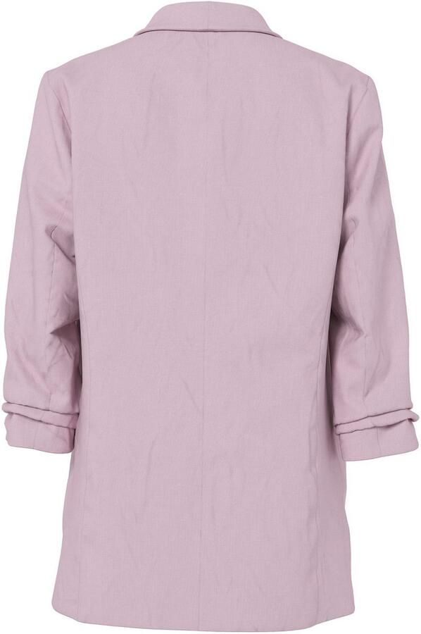 Pieces Regular fit blazer van een mix van viscose en linnen model 'PIA BOSELLA'