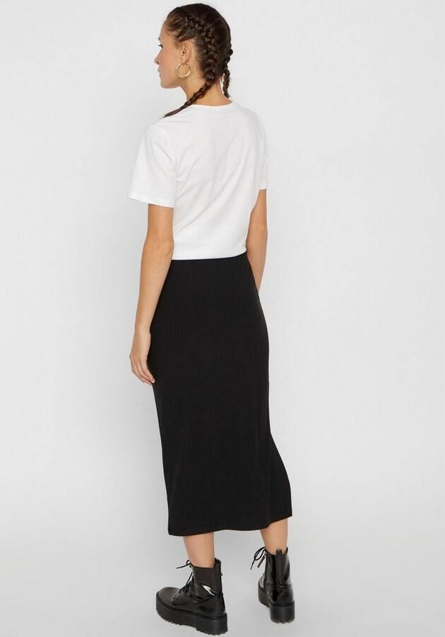 Pieces Midirok PCKYLIE MW MIDI SKIRT NOOS - Foto 2