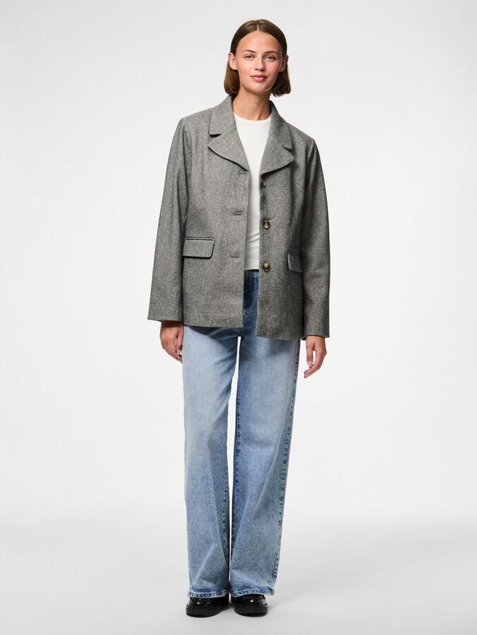 Pieces Overhemdjasje PCBIANCA LS BLAZER JACKET NOOS - Foto 5