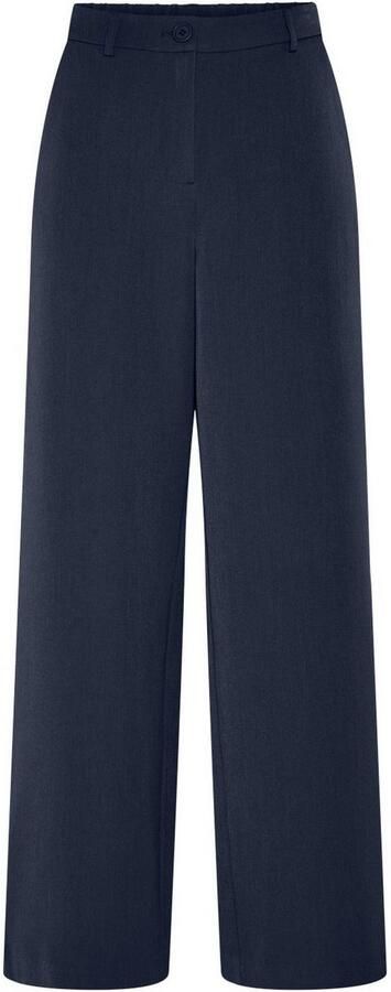 Pieces Regular fit wijde broek met riemlussen model 'KAMIL' - Foto 5