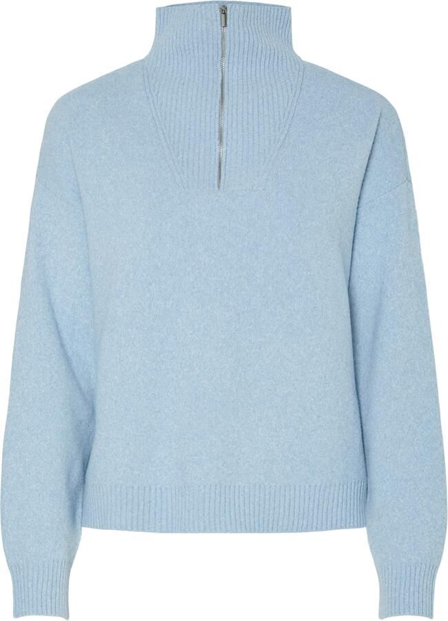 Pieces Regular fit pullover met schipperskraag model 'OREE'