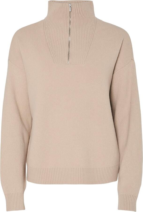 Pieces Regular fit pullover met schipperskraag model 'OREE'