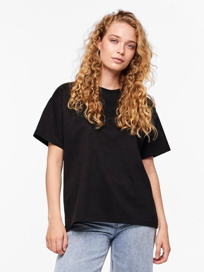 Pieces Shirt met korte mouwen PCSKYLAR SS OVERSIZED TEE NOOS - Foto 6