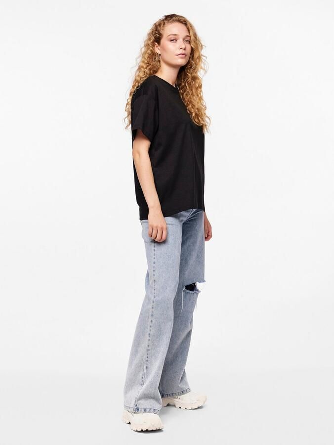 Pieces Shirt met korte mouwen PCSKYLAR SS OVERSIZED TEE NOOS - Foto 3