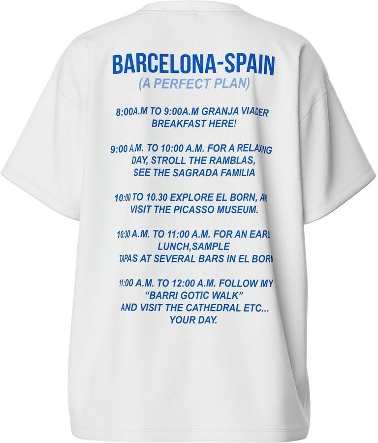 Pieces Shirt met korte mouwen PCTIA SS O-NECK OVERSIZED TEE D2D DMO - Foto 4